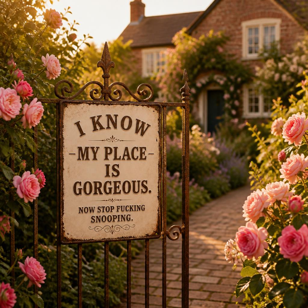 🏡 Look Gorgeous, Tell Snoopers to Back Off! The Ultimate Cheeky Decor Your Wall Needs ✨