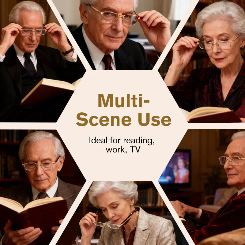 Compact Foldable Reading Glasses ✨ Blue Light Blocking Pocket Readers 👓