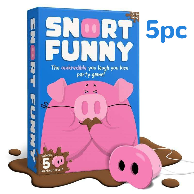 🎲 Family Game | Snort Funny: The "Laugh &You Lose" Party Game 🐷😂