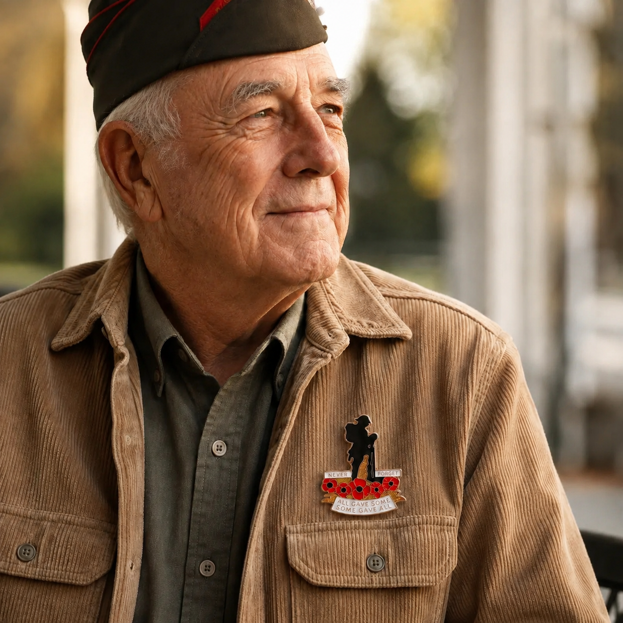 🌹 Honor Their Service | 111th Anniversary Red Poppy Brooch 🎖️
