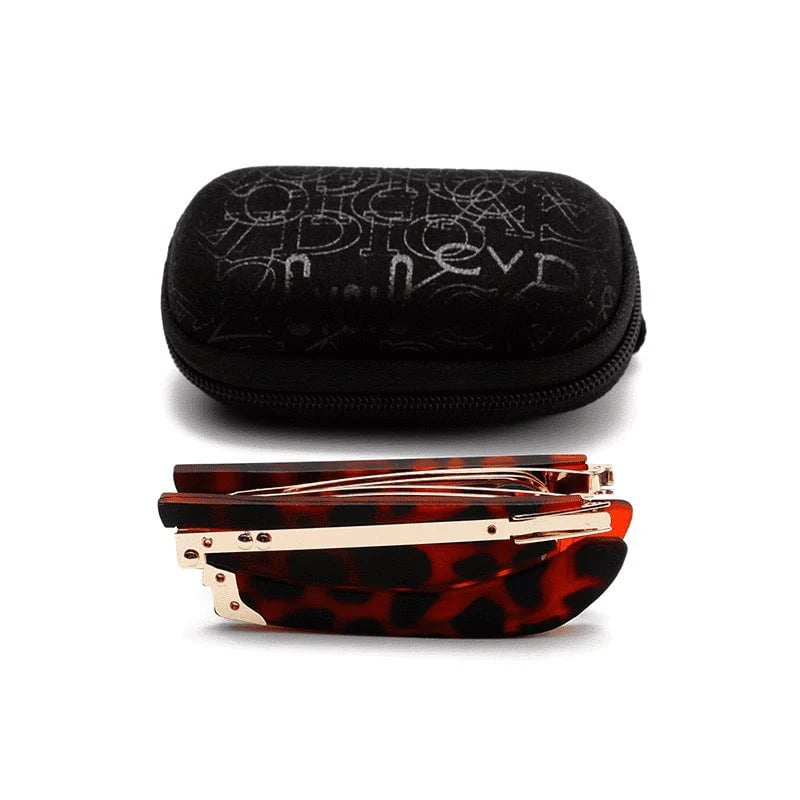 Compact Foldable Reading Glasses ✨ Blue Light Blocking Pocket Readers 👓