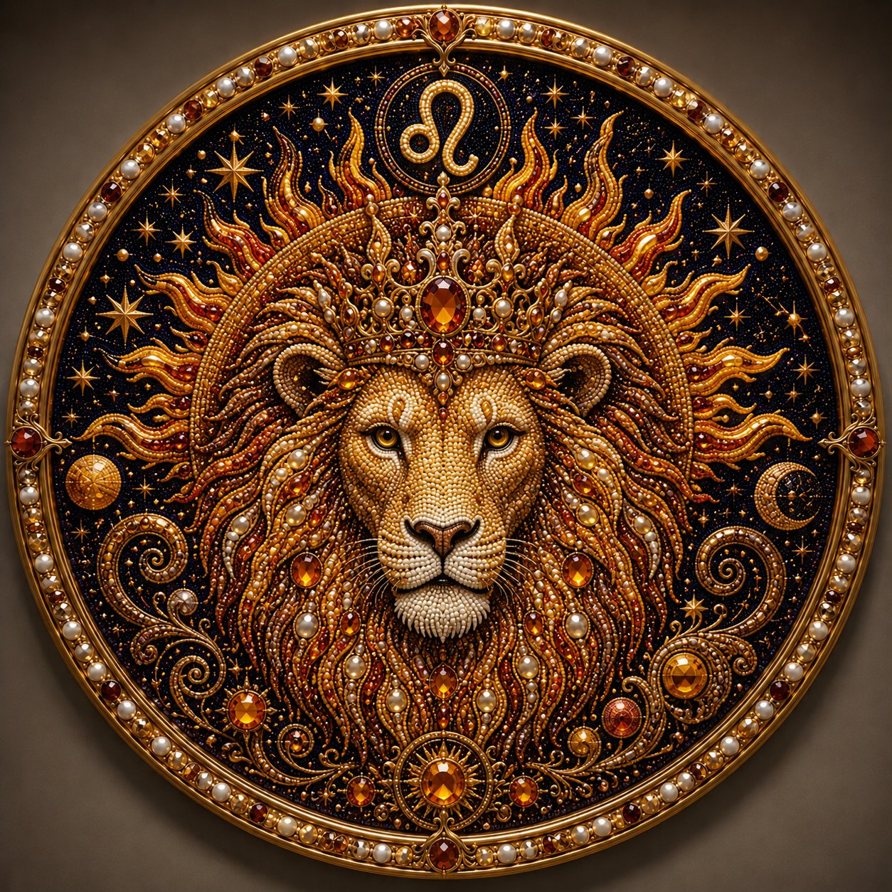 🎁 The Most Thoughtful Personal Gift: 3D Zodiac Gem & Pearl Art