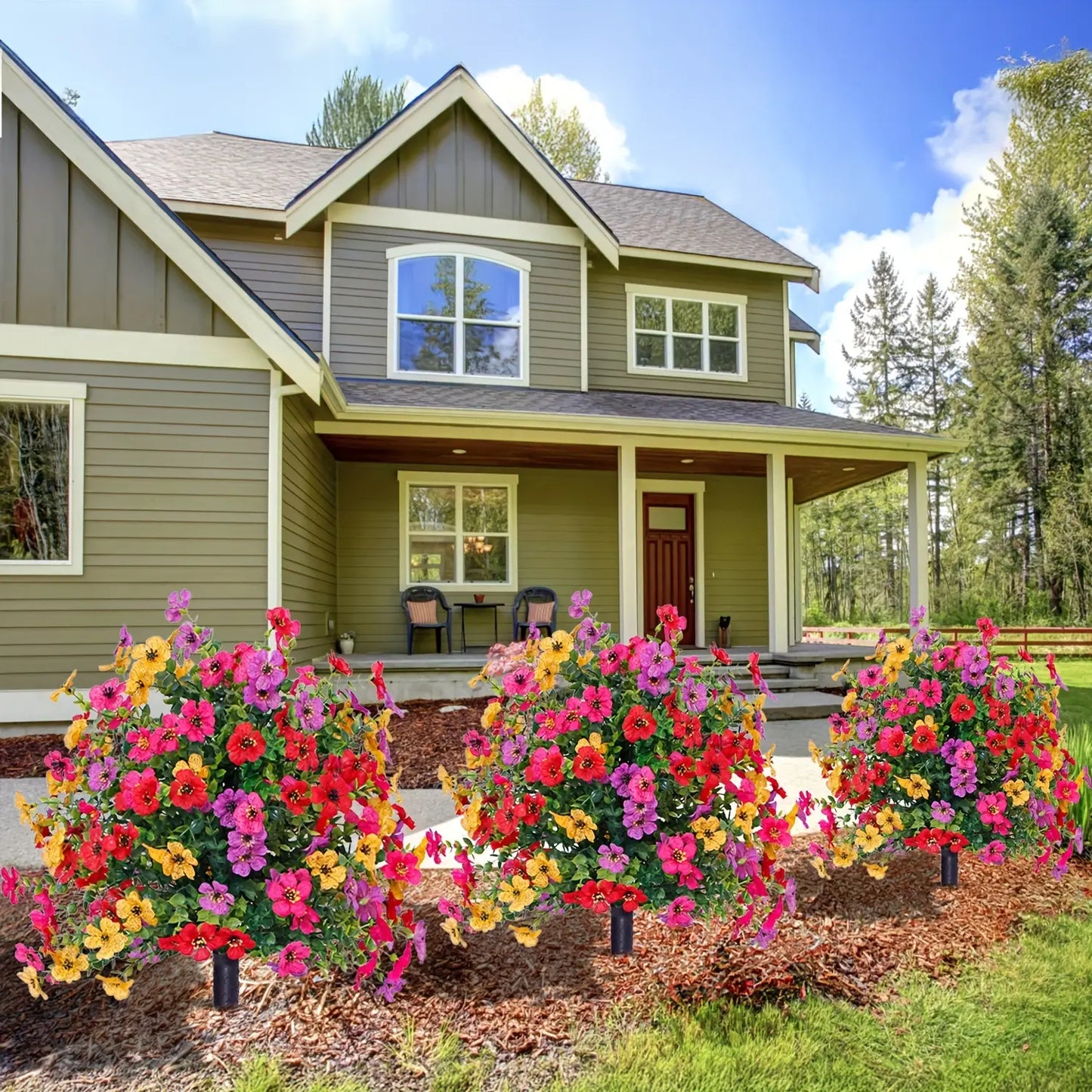 🌺 Be the Envy of the Neighborhood: Instant Curb Appeal Garden Stakes 🏡✨