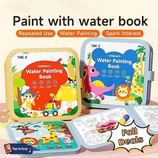 🎨 Reusable Water Colouring Books for Toddlers ✨ | Mess-Free Magic Pen Painting Set 🖌️ | Travel Toy