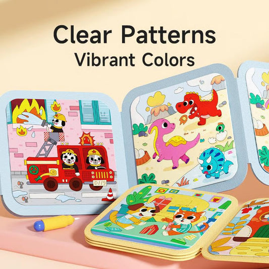 🎨 Reusable Water Colouring Books for Toddlers ✨ | Mess-Free Magic Pen Painting Set 🖌️ | Travel Toy