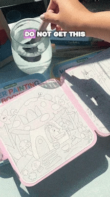 🎨 Reusable Water Colouring Books for Toddlers ✨ | Mess-Free Magic Pen Painting Set 🖌️ | Travel Toy