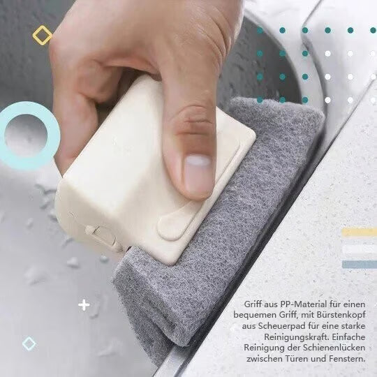 Deep Clean Crevice Brush for Window Tracks & Gaps ✨