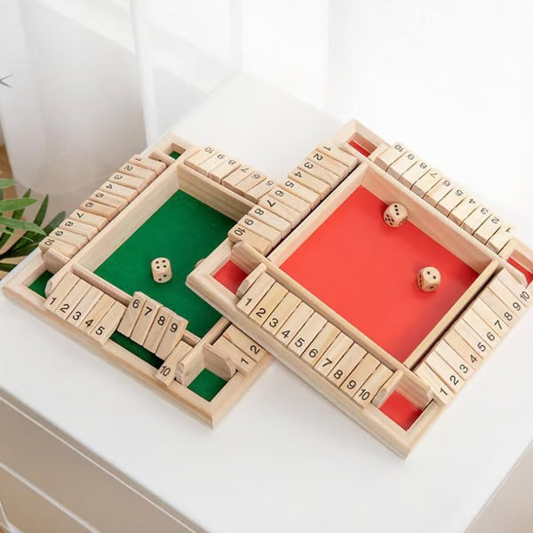 SHUT THE BOX Board Game 🎲 | Fun Family Dice Game