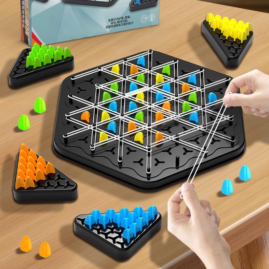 🎲 Family Game | 🧩 Triggle Logic & Strategy Game | Brain Training for the Whole Family | Portable & For All Ages 👨‍👩‍👧‍👦