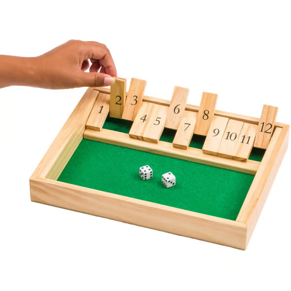 SHUT THE BOX Board Game 🎲 | Fun Family Dice Game